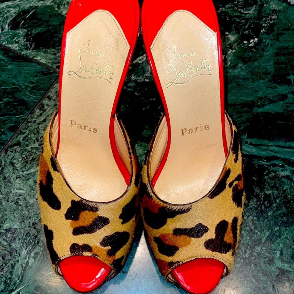 Christian Louboutin Platform Mules